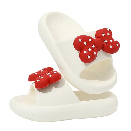 Badelatschen Kinder Flache Sommer Hausschuhe Jungen Mädchen Dusch Badeschuhe Strand Pantoletten Slippers Eltern-Kind Sandalen Leicht Anti-rutsch Badeschlappen von Generisch