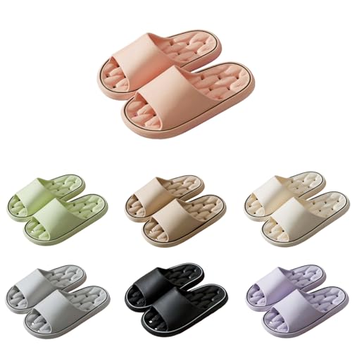 Badeschuhe Damen Herren Ultraweiche Ergonomische Schnelltrocknende Hausschuhe Super Weich rutschfest Wolkenschuhe Memory‑Foam Slipper mit Rutschfester Sohle Hausschuhe von Generisch