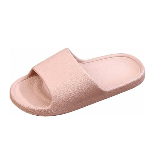 Badeschuhe Herren, Pantoletten Damen Weiches Fussbett Rutschfest Pantoffeln Unisex Badeschlappen Flache Badelatschen Offene Zehe Sandalen Große Größe Sommerschue Lässige Strand Flip Flops 1 von Generisch