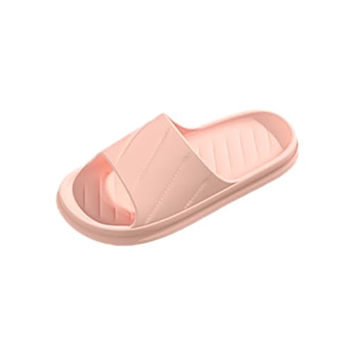 Badeschuhe Herren Damen,Hausschuhe Für Frauen Badepantoletten Weich rutschfest Strandschuhe Modisch Freizeitschuhe Open Toe Atmungsaktiv Plateausandalen Abriebfest Flache Sandalen Bequem von Generisch