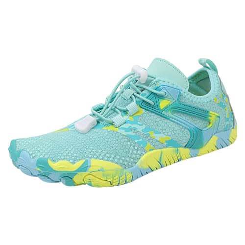 Badeschuhe Herren Strandschuhe Atmungsaktiv Leicht Barfußschuhe Schnell Trocknend Badeschuhe Damen Schwimmschuhe Bequeme Laufsportschuhe Rutschfeste Trekkingschuhe Wanderschuhe Freizeitschuhe von Generisch