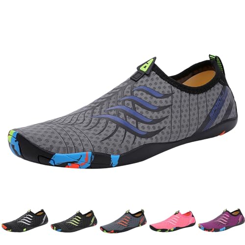 Badeschuhe&Barfussschuhe Damen Herren: Schnell Trocknend Wasserschuhe, Herren Strandschuhe & Aquaschuhe, Slip On Atmungsaktiv Schnelltrocknend Schwimmschuhe, Outdoor Sommer Unisex Barfußschuhe Badeschuhe&Barfussschuhe Damen Herren: Schnell Trocknend Wasserschuhe, Herren Strandschuhe & Aquaschuhe, Slip On Atmungsaktiv Schnelltrocknend Schwimmschuhe, Outdoor Sommer Unisex Barfußschuhe von Generisch