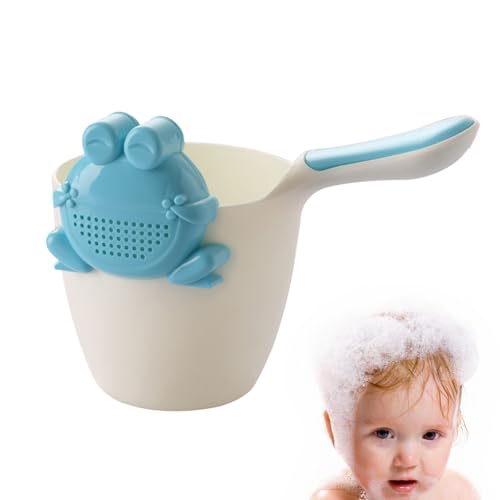 Badespülung, Baby-Körperwäsche, multifunktionaler Becher, langlebig, kinderbequem, schnelles Spülen, babysicher, Waschspüler für Kinder, 7 x 7 cm Badespülung, Baby-Körperwäsche, multifunktionaler Becher, langlebig, kinderbequem, schnelles Spülen, babysicher, Waschspüler für Kinder, 7 x 7 cm von Generisch