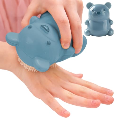 Bärennagelschrubbenbürste - 3.23x2,91 In ABS+PE HANDS FINGER NALS PECRUBK | Weiche Borsten Zur Entfernung Von Nageldreck Und Hautpeeling | Nagelbürste, Kinder, Erwachsene, Tägliches Handwaschwerkzeug von Generisch