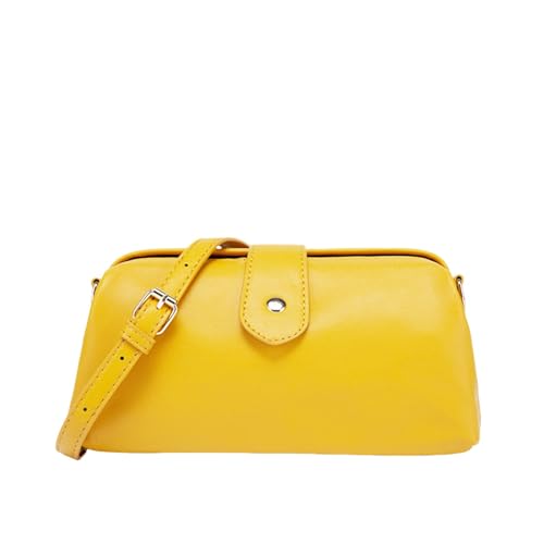 Bag For Women Retro Handbag Premium Leather Retro Bag #NAME? (Yellow, One Size) von Generisch