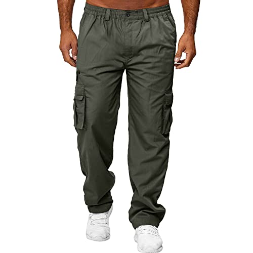Baggy Jogginghose Herren - Loose Fit Jogginghose Loose Fit Freizeithose Wanderhose Autumn Stoffhose Y2K Streetwear Freizeithosen Vintage Pluderhose Pants für Urlaub Alltag von Generisch