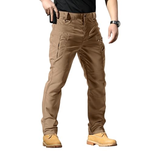 Baggy Jogginghose Herren Outdoorhose 2025 Camouflage Hose Latzhose Freizeithose Torwarthose Sweatpants Hosen Stretch Matschhose Militärstiefel Schlaghose Jeans Fischerhose von Generisch