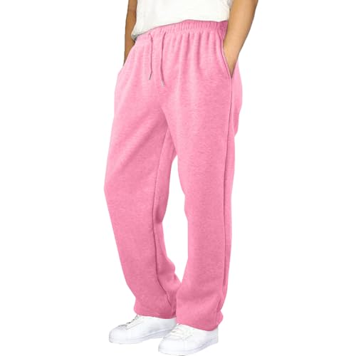 Baggy Jogginghose Jungen Freizeit Sweathose Mit Kordelzug Und Taschen Loose Fit Weites Bein Freizeithose Lockere Lässig Breitbeinige Hose Lange Elastische Sporthose von Generisch