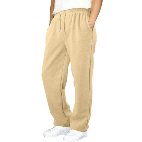 Baggy Jogginghose Jungen Freizeit Sweathose Mit Kordelzug Und Taschen Loose Fit Weites Bein Freizeithose Lockere Lässig Breitbeinige Hose Lange Elastische Sporthose von Generisch