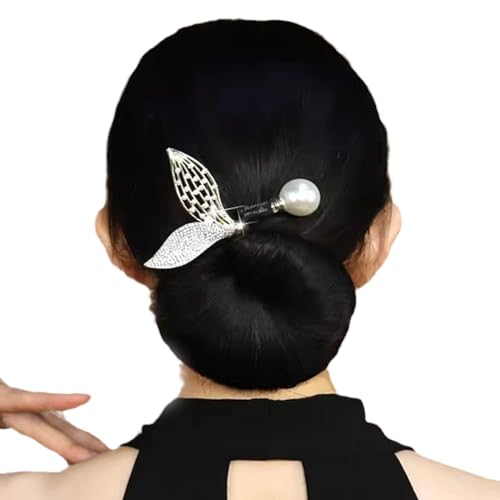 Ball-Haarspangen, Dutt-Roller, faule Lockenwickler, Strass-Blumen-Haarspange, elegante Haarspange für Damen, Duttmacher-Haarnadel, einfaches und schnelles Lockenwerkzeug (Typ 5) von Generisch