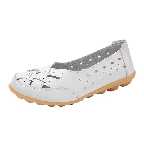 Ballerina Ballerinas Damen Sommerschuhe Bequem Silberne Schuhe Super Weiche Und Bequeme Flache Für Mittelalter Mädchen Tanzschuhe Flach Elegant Brautschuhe Hausschuhe Sommer Leichte Frühling Schwarz von Generisch
