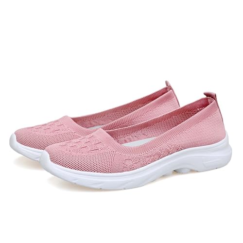 Ballerina Schuhe Damen Slip on Schlupfschuhe Segelschuhe Barfußschuhe Sommerschuhe Pumps Tanzschuhe Bootsschuhe Orthopädische Halbschuhe Flache Schuhe Trachtenschuhe Einzelschuhe wanderschuhe von Generisch