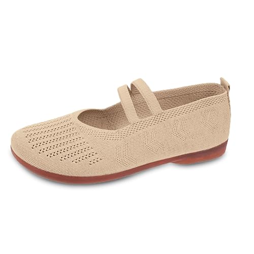 Ballerina Schuhe Damen Sommerschuhe Bequem Barfußschuhe Sommer Ballerinas Barfussschuhe Tanzschuhe Flach Mädchen von Generisch