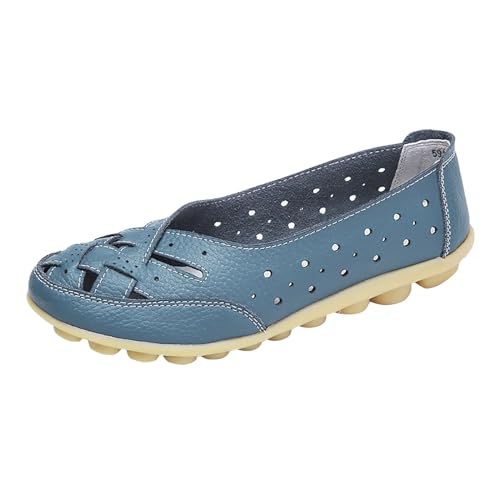 Ballerina Schuhe Mädchen, Ballerinas Damen Damenschuhe Mokkasins Sommerschuhe Tanzschuhe Halbschuhe Ballerina Schuhe Mary Jane Balerinaschuhe Barfußschuhe Loafer Elegant Und Bequem Sommer, Blau, 40 Ballerina Schuhe Mädchen, Ballerinas Damen Damenschuhe Mokkasins Sommerschuhe Tanzschuhe Halbschuhe Ballerina Schuhe Mary Jane Balerinaschuhe Barfußschuhe Loafer Elegant Und Bequem Sommer, Blau, 40 von Generisch