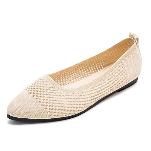 Ballerinas Damen Barfussschuhe Sommer Ballerina Schuhe Mädchen Tanzschuhe Flach Sommerschuhe Bequem Barfußschuhe von Generisch