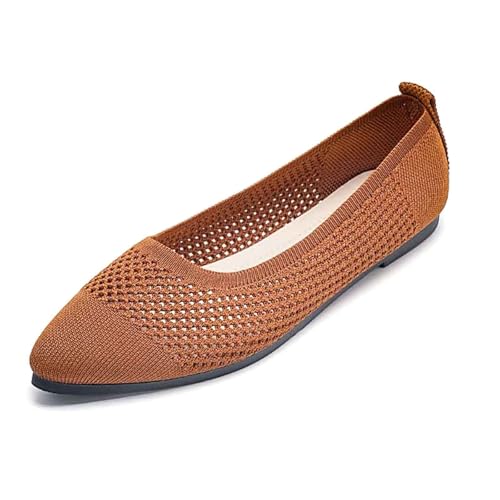 Ballerinas Damen Barfussschuhe Sommer Ballerina Schuhe Mädchen Tanzschuhe Flach Sommerschuhe Bequem Barfußschuhe von Generisch