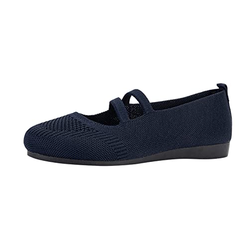 Ballerinas Damen Breite Füße Bequem Stoff Balerinaschuhe Loafer Leichte Flach Leder Flache Schuhe Stoffschuhe Flach Mit Absatz Mokassin Ballerinas Espadrilles von Generisch