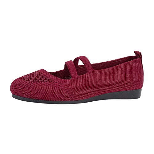 Ballerinas Damen Breite Füße Bequem Stoff Balerinaschuhe Loafer Leichte Flach Leder Flache Schuhe Stoffschuhe Flach Mit Absatz Mokassin Ballerinas Espadrilles von Generisch