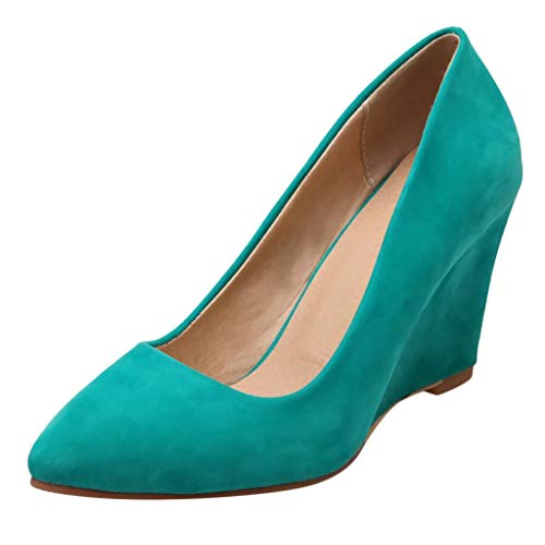 Ballerinas Damen Elegant Mit Keilabsatz - High Heels Peeptoes Pumps Wildleder Abendschuhe Spitz Kleidschuhe Slip-On Einzelne Schuh Bequem Damenschuhe Festlich Stöckelschuhe Absatzschuhe Ballerinas Damen Elegant Mit Keilabsatz - High Heels Peeptoes Pumps Wildleder Abendschuhe Spitz Kleidschuhe Slip-On Einzelne Schuh Bequem Damenschuhe Festlich Stöckelschuhe Absatzschuhe von Generisch