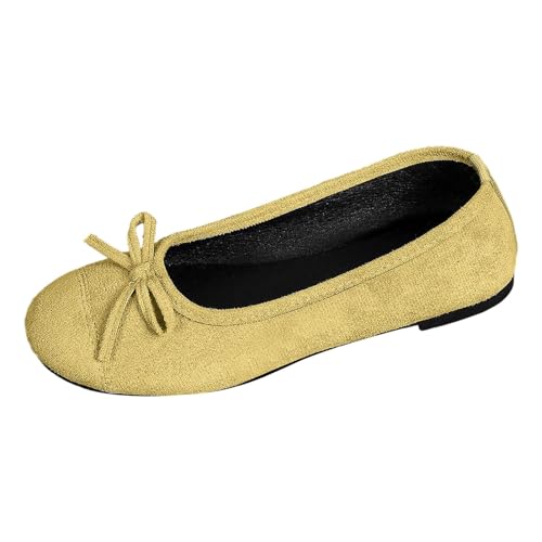 Ballerinas Damen Flache Slip On Sommerschuhe Leicht Halbschuhe Atmungsaktiv Freizeitschuhe Bequem Turnschuhe Frauen Bequeme Businessschuhe Büro Schuhe Outdoorschuhe von Generisch