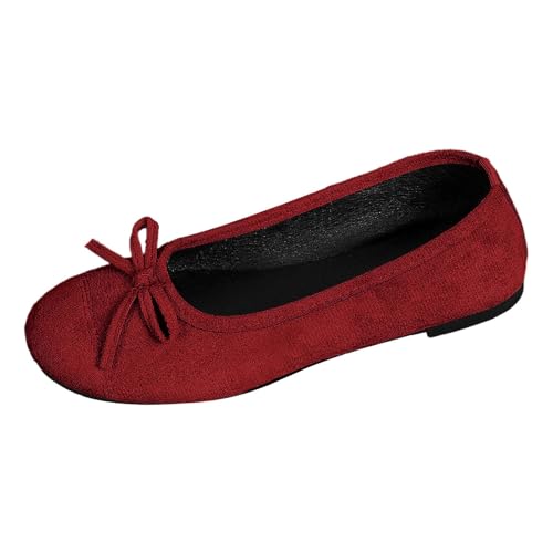 Ballerinas Damen Flache Slip On Sommerschuhe Leicht Halbschuhe Atmungsaktiv Freizeitschuhe Bequem Turnschuhe Frauen Bequeme Businessschuhe Büro Schuhe Outdoorschuhe von Generisch