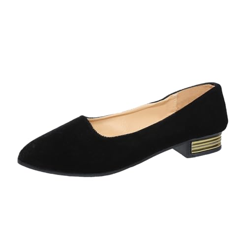 Ballerinas Damen Lässige Sommerschuhe Elegant Sportlich Balerinaschuhe Mittelalter Freizeitschuhe Weite H Ballerina Schuhe Mädchen Flache Bequem Trachtenschuhe Gymnastikschuhe von Generisch