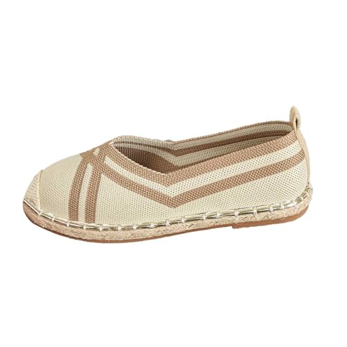 Ballerinas Damen Mesh Sommerschuhe Elegant Sportlich Balerinaschuhe Mittelalter Atmungsaktive Ballerina Schuhe Slip On Schuhe Mädchen Flache Trachtenschuhe Gymnastikschuhe von Generisch