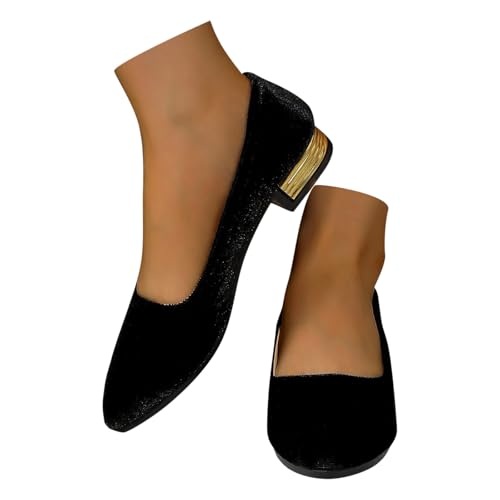 Ballerinas Damen Slip On Ballerina Schuhe Flache Sommerschuhe Elegant Und Bequem Barfuss Tanzschuhe Leichte Festliche Weiches Sportlich Walkingschuhe Sneaker Freizeitschuhe von Generisch