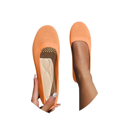Ballerinas Damen Slip On Sneaker Orthopädische Schuhe rutschfest Sommerschuhe Wanderschuhe Bequem Freizeitschuhe Elegant Loafer Tanzschuhe Mesh Stoffschuhe Geschlossene Halbschuhe Ballerinas Damen Slip On Sneaker Orthopädische Schuhe rutschfest Sommerschuhe Wanderschuhe Bequem Freizeitschuhe Elegant Loafer Tanzschuhe Mesh Stoffschuhe Geschlossene Halbschuhe von Generisch