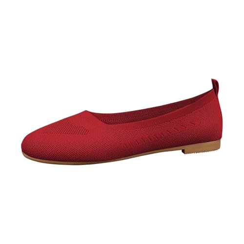 Ballerinas Damen Slip On Strick Schuhe Atmungsaktive Sommerschuhe Bequeme Gymnastikschuhe Casual Offene Sneaker Elegant Loafer Weiche Sohle Tanzschuhe Mesh Stoffschuhe Geschlossene Halbschuhe Ballerinas Damen Slip On Strick Schuhe Atmungsaktive Sommerschuhe Bequeme Gymnastikschuhe Casual Offene Sneaker Elegant Loafer Weiche Sohle Tanzschuhe Mesh Stoffschuhe Geschlossene Halbschuhe von Generisch