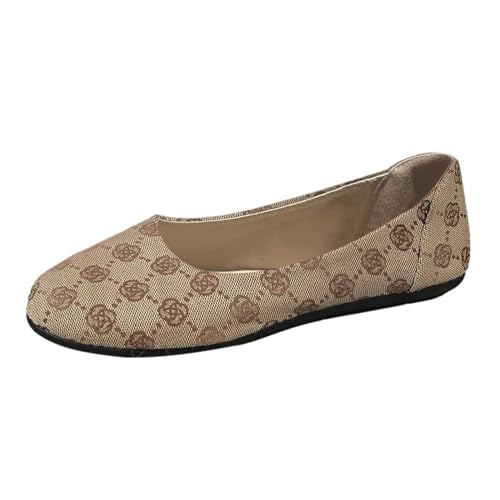 Ballerinas Damen Trachtenschuhe Elegant Schuhe Frühling Ballet Flats Mary Jane Halbschuhe Für Ballerina Sneaker Damenschuhe Und Bequem Mokkasins Rockabilly Damen-Tanzschuhe Tanzschuhe Mädchen Flache von Generisch