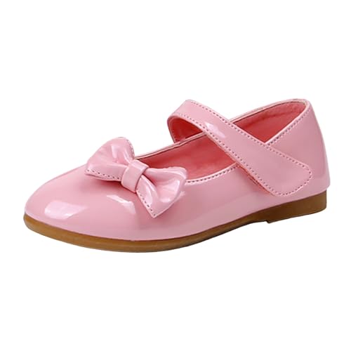 Ballerinas Mädchen Non Slip Rubber Sole Leather Schuhe runde Zehen Glitzernde Kristallverzierungen mit Funkelnden Steinen für Auftritte Ballerinas von Generisch