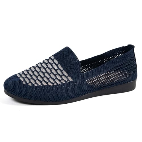 Ballettschuhe Damen Leichte Sneaker Schuhe Gestrickte Slippers Fitness Atmungsaktive Loafers Bequeme Sportschuhe Slip on Loafers Sport Freizeitschuhe Mokassins Gymnastikschuhe Ballettschuhe Damen Leichte Sneaker Schuhe Gestrickte Slippers Fitness Atmungsaktive Loafers Bequeme Sportschuhe Slip on Loafers Sport Freizeitschuhe Mokassins Gymnastikschuhe von Generisch