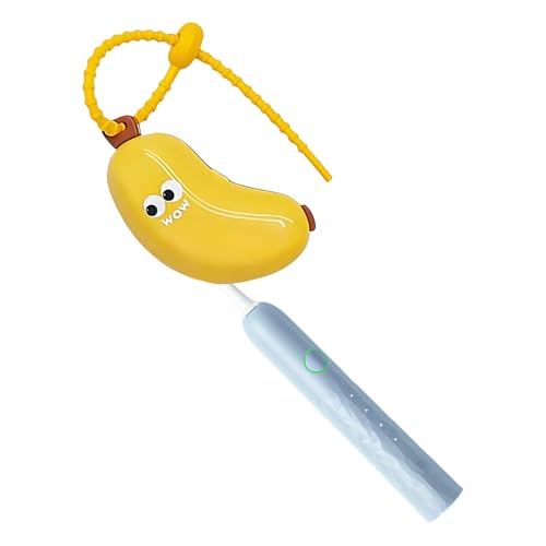 Bananenzahnbürste Hülle - tragbare Zahnbürste Beschützer Cap Brush Pod Hülle, Bananenform tragbare Reise Zahnbürstenabdeckung - Badezimmerversorgung für Sohn Tochter Freunde Jugend Mädchen Frauen von Generisch