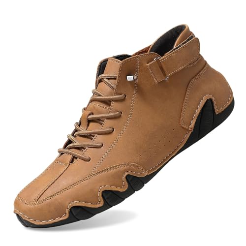 Barfuss Schuhe Damen - Alpaca Barfußschuh Damen Wasserdichter Atmungsaktive Schuhe Leder OrthopäDische Schuhe Herren von Generisch