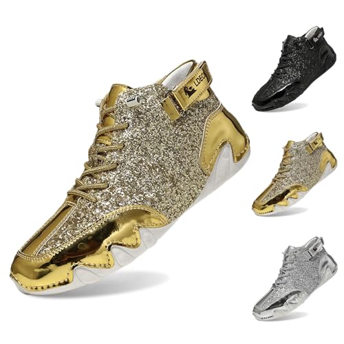 Barfuss-Schuhe Damen - Ergonomischer, Wasserdichter & Schmerzlindernder Barfußschuh, Bergxperten Schuhe Damen Herren Slip In Turnschuhe Frauen Bequeme Arbeitsschuhe (a-Gold, 40) von Generisch