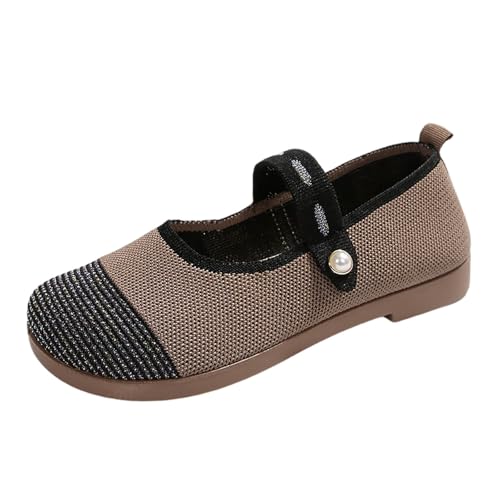 Barfuss Schuhe Damen Sommerschuhe Sneaker Slipper Leinenschuhe Shoes for Women Slip on Schlupfschuhe Freizeitschuhe Stoffschuhe Segelschuhe Flache Für Bequem Sommer & Mokassins Halbschuhe Elegant von Generisch