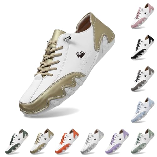 BarfussSchuhe Slip-ins Herren Damen Sommer Wasserdichter Ergonomischer Schmerzlindernder Leder-Barfußschuh Slip-On-Schuhe Leichte Sommerschuhe BarfussSchuhe Slip-ins Herren Damen Sommer Wasserdichter Ergonomischer Schmerzlindernder Leder-Barfußschuh Slip-On-Schuhe Leichte Sommerschuhe von Generisch