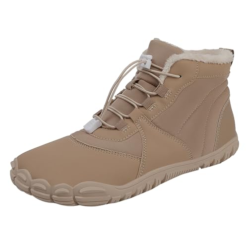 BarfußSchuhe Winterstiefel Damen Herren Winter Warm GefüTtert Winterschuhe BarfußStiefel Wide Toe Zehenbox Minimalist Thermostiefel Wasserdicht Outdoor Wanderschuhe Anti-Rutsch Schneestiefel Unisex BarfußSchuhe Winterstiefel Damen Herren Winter Warm GefüTtert Winterschuhe BarfußStiefel Wide Toe Zehenbox Minimalist Thermostiefel Wasserdicht Outdoor Wanderschuhe Anti-Rutsch Schneestiefel Unisex von Generisch