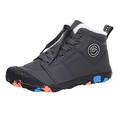 Barfußschuhe Erwachsene und Kind Unisex Winter Herbst Wasserdicht Schneeschuhe, Winter Pro Barfuss Schuhe Herren Damen Unisex Kinder Outdoor Warm rutschfest Jungen Mädchen Winterstiefel von Generisch