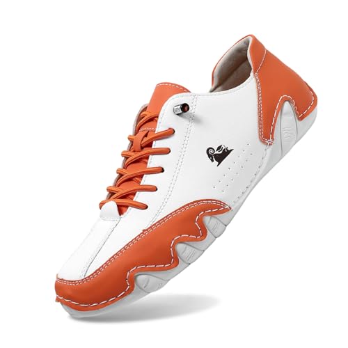 Barfussschuhe Flach Damen Herren Barfußschuhe Sommerschuhe Walkingschuhe Damenschuhe Wanderschuhe Atmungsaktiv Schlupfschuhe Ledersohle Arbeitsschuhe Ergonomischer Wasserdichter Schuhe von Generisch