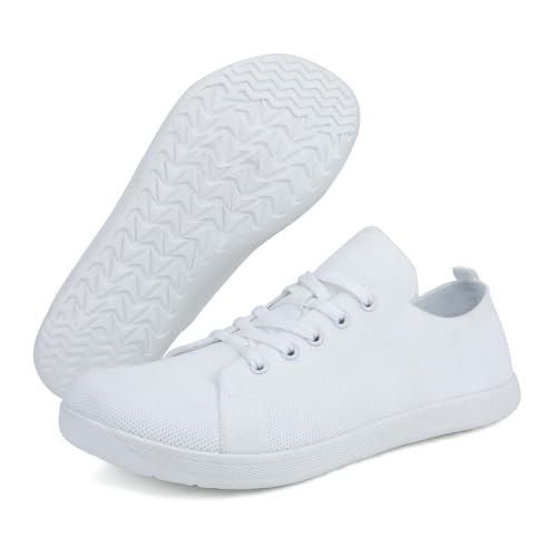 Barfußschuhe Herren Breite Breeze Schuhe Atmungsaktive Mesh Schuhe Freizeitkleid Tennisschuhe Netz-Sneaker für Business Freizeitkleidung Wearbreeze Urban Wanderschuhe Walkingschuhe von Generisch