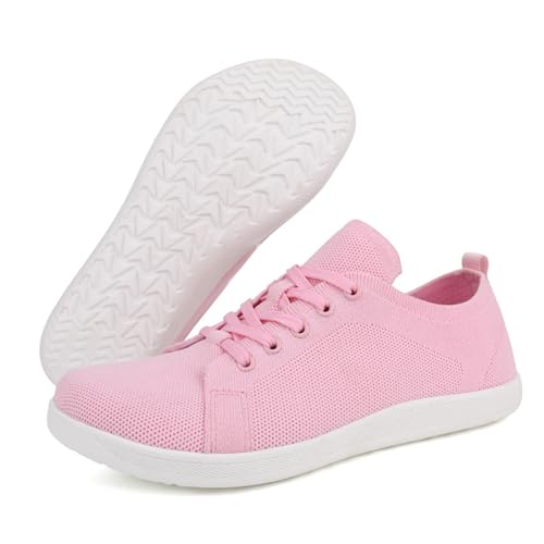 Barfußschuhe Herren Breite Breeze Schuhe Atmungsaktive Mesh Schuhe Freizeitkleid Tennisschuhe Netz-Sneaker für Business Freizeitkleidung Wearbreeze Urban Wanderschuhe Walkingschuhe von Generisch