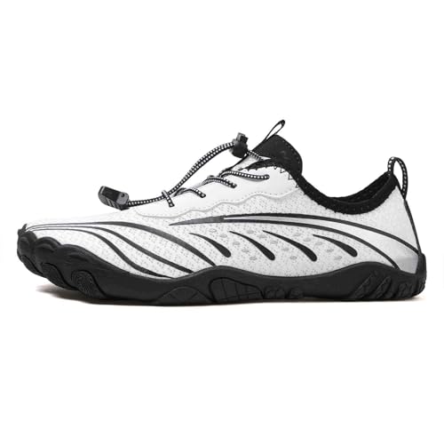Barfußschuhe Herren Damen Surfschuhe Flach Schuhe Halbschuhe Bootsschuhe Turnschuhe Sneaker Traillaufschuhe Bequeme Fitnessschuhe Badeschuhe Aquaschuhe Einzelschuhe Sommerschuhe Kletterschuhe von Generisch