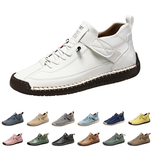 Barfussschuhe Herren Leder Wasserdichter Barfuss Schuhe Ergonomischer Wasserdichter & Schmerzlindernder Leder-Barfußschuh Flach rutschfest Barfußschuhe Barfußschuhe Herren von Generisch