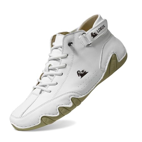 Barfußschuhe Herren Wasserdicht, Alpaca Barfuss Schuhe, Barfußschuhe Herren Damen Leder Wasserdicht Barfussschuhe Outdoor Breeze Wanderschuhe Kletterschuhe Atmungsaktiv Winter Barefoot Shoes Men von Generisch