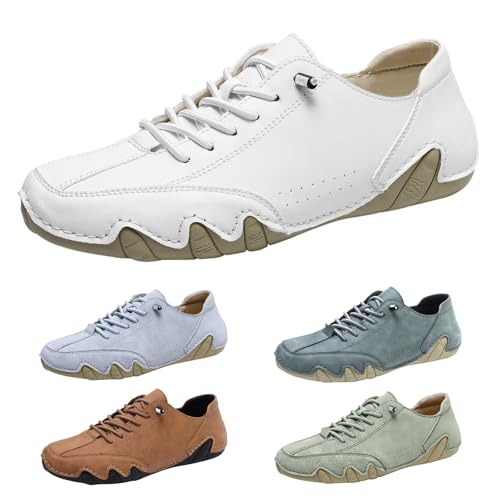 Barfussschuhe Herren Wasserdicht, Alpaka Schuhe Leder Pu Sneaker Casual Freizeitschuhe Breite Füße Sportschuhe Jogging Walkingschuhe Leichte Laufschuhe Outdoor Barfußschuhe Rutschfeste Turnschuhe von Generisch