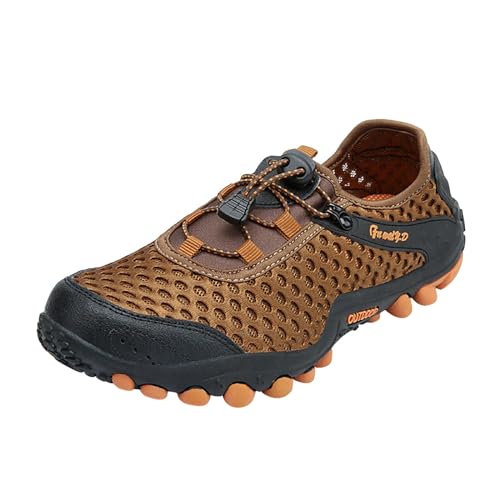 Barfußschuhe Herren Wasserschuhe Atmungsaktiv Hollow Out Strandschuhe Damen Schwimmschuhe Badeschuhe Leicht Laufsportschuhe Fitness Tauchschuhe Wanderschuhe Rutschfeste Freizeitschuhe Trekkingschuhe von Generisch