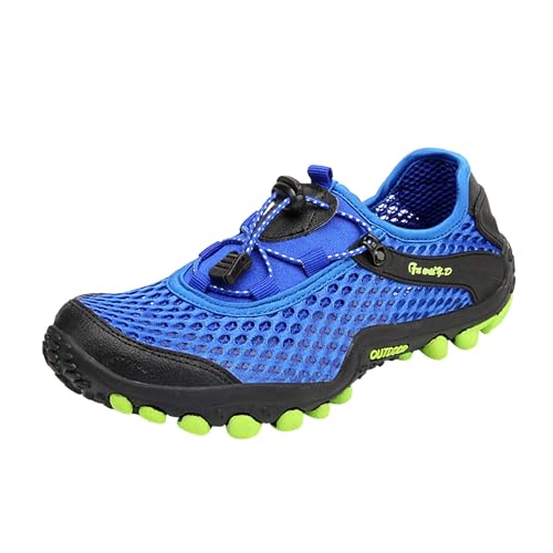 Barfußschuhe Herren Wasserschuhe Atmungsaktiv Hollow Out Strandschuhe Damen Schwimmschuhe Badeschuhe Leicht Laufsportschuhe Fitness Tauchschuhe Wanderschuhe Rutschfeste Freizeitschuhe Trekkingschuhe von Generisch