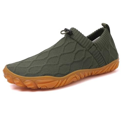 Barfußschuhe Herren Zehenschuhe Minimalistische Laufschuhe Atmungsaktive Fitness Traillauf Freizeit Leicht Sneaker Modische Breitfußschuhe Weit Indoor Hausschuhe Outdoor Traillaufschuhe von Generisch